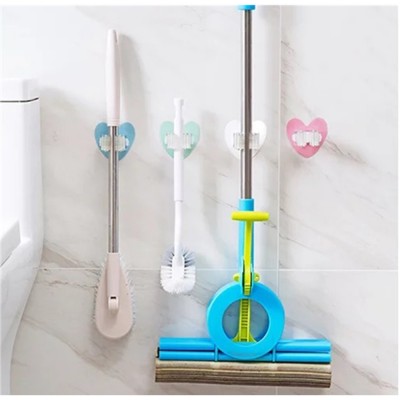 magic adhesive removable flat mop holder