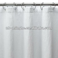 High Quality Waffle Fabric Shower Curtain