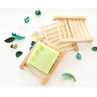 Environmental engraved logo wooden soap rack, soap set, soap dish tray