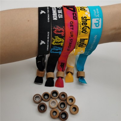 Custom heat transfer printing logo polyester event sublimation wristband