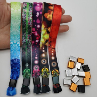 Promotion High Quality Event Festival Wristbands/Woven Polyester Bracelets/Fabric Wrist bands