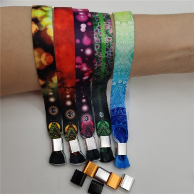 Cheap Wholesale Customizable Free Design Fabric Wristband